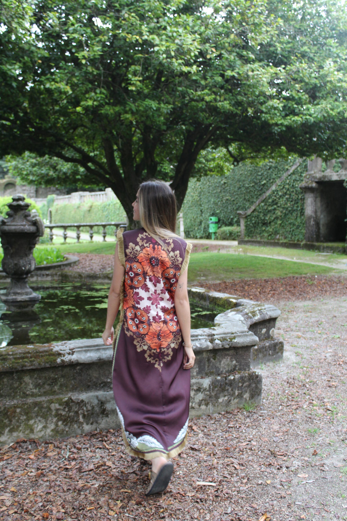 Vestido Franjas