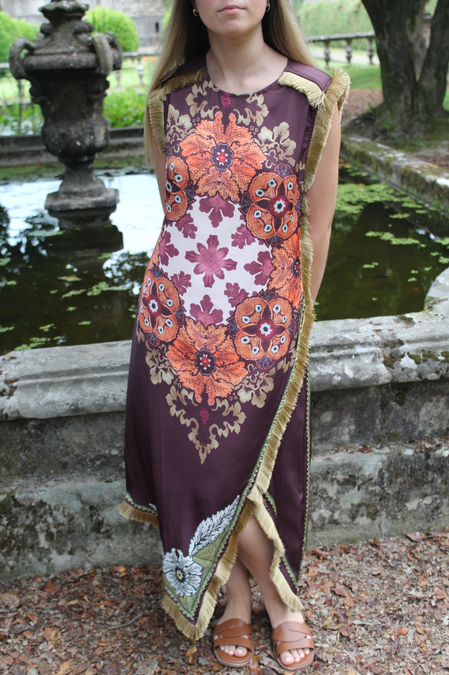 Vestido Franjas
